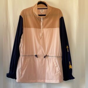 The Upside Women's Yoko Jacket XL Colour-blocked Popover 1/4 Zip Fully Lined